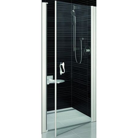 Душевая дверь в нишу Ravak Elegance ESD1-100 100x185 0EPA0A00Z1 профиль Хром стекло прозрачное