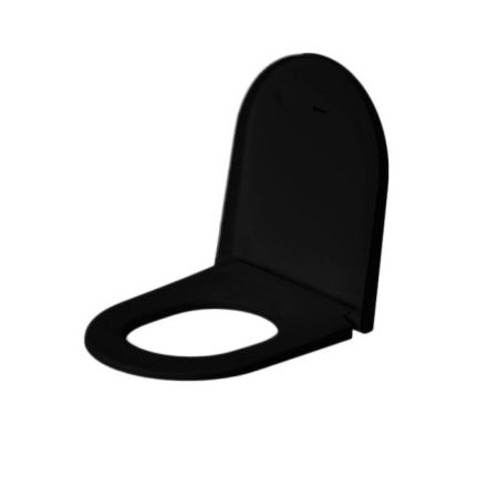 Сиденье для унитаза, Duravit, D-Neo, с крышкой, ширина, мм-376, глубина, мм-441, с плавным опусканием, материал шарниров-нержавеющая сталь, цвет шарниров-нержавеющая сталь, материал сиденья-дюропласт, цвет-антрацит матовый, артикул 0021691394