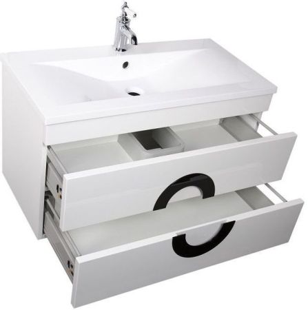 Тумба с раковиной De Aqua Форма 90 белый, артикул 00212700