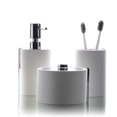 BERTOCCI Easy Дозатор для жидкого мыла, настольный, цвет белый матовый/хром, артикул 130 0948 0000