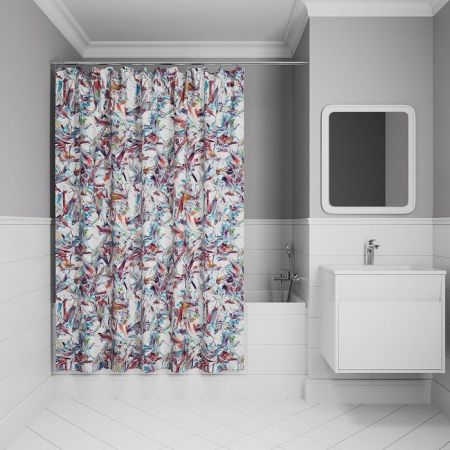 Штора для ванной IDDIS Base 200x180 см, Полиэстер (BX05P18i11), артикул BX05P18i11