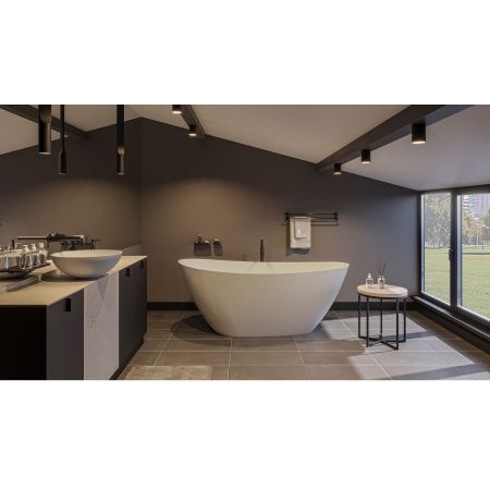 Ванна WHITECROSS Spinel A 150x70 (белый мат) иск. камень, артикул 0209.150070.200