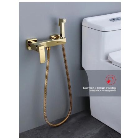 Гигиенический душ со смесителем Raglo R01.51.23, золото