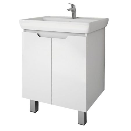 Тумба под раковину подвесная Dreja Q Plus (D) 70 см, белый, артикул 99.1005