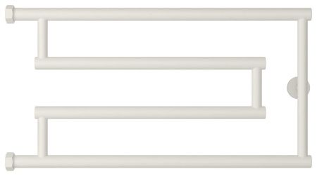 Полотенцесушитель водяной High-Tech model "G+" 320х650 (Матовый белый)