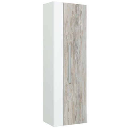 Шкаф пенал Runo Вудлайн 35 4620750028930 Белый Дуб скандинавский, артикул 4620750028930