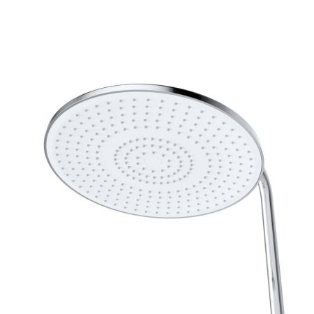 LUX-CVD-01 Душевая стойка со смесителем и изливом, хром, артикул LUX-CVD-01