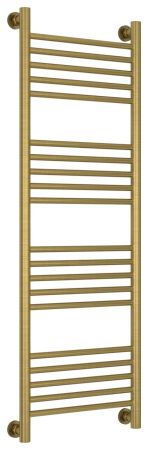 Полотенцесушитель водяной "Богема+" прямая 1200х400 (Состаренная ЛАТУНЬ), артикул 051-0220-1240