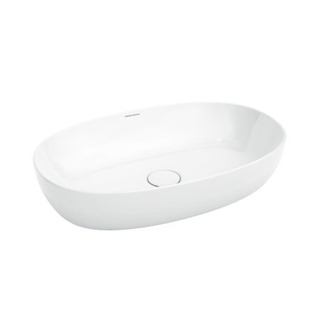 Раковина PLAZA накладная 60, белая глянцевая, артикул PLR.wb.60