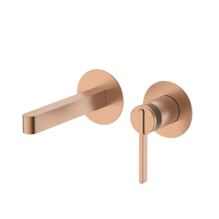 Смеситель для раковины DQ Bonn встраиваемый настенный браш.роз.золото (DA1704433), артикул DA1704433