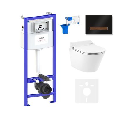 Комплект для подвесного унитаза 7 в 1 Lavinia Boho Relfix Smart V-Clean 87561194, артикул 87561194