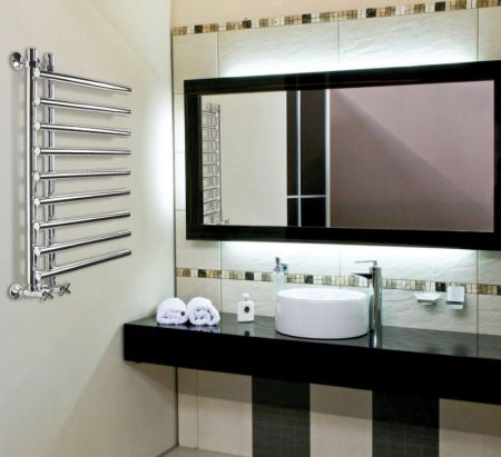 Водяной полотенцесушитель Ника Bamboo ЛБ4 60x60 Хром, артикул ЛБ4 60x60