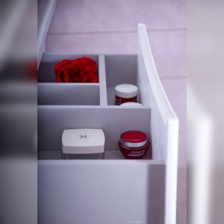 Комплект мебели для ванной Бриклаер ВЕГА 80, белый, артикул ВЕГА 80