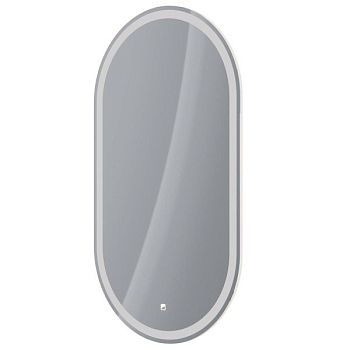 Зеркало Dreja Luno 55x100 см, белый