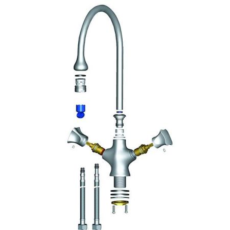 Смеситель для кухни D&K Grimm Hessen DA1382401 Хром, артикул DA1382401