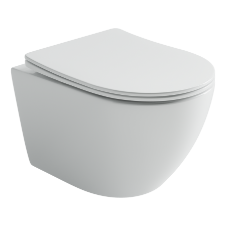 Подвесной унитаз Ceramicanova Уно (Uno) смыв Торнадо 490x360x360 белый, артикул CN11001T