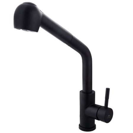 Смеситель для кухни FASHUN A56009-7, черный