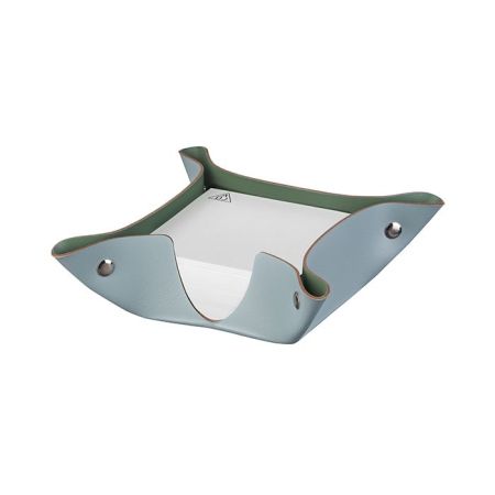 ADJ Подставка для бумажных блоков, 10x10xH4 см., цвет: небесный/эвкалипт, артикул 105.50/60