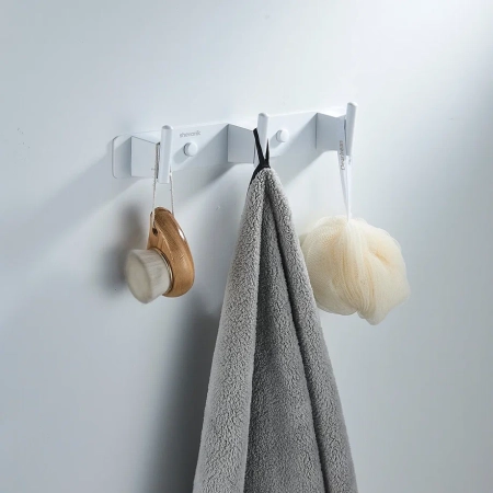 Планка с 3 крючками Shevanik SG5731C, белый, артикул SG5731C