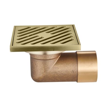 Душевой трап Raglo R606.10.03, сатин золотой