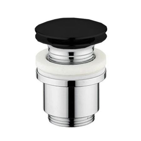 AGAPE Донный клапан для раковины, без перелива, цвет черный матовый