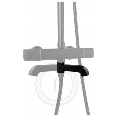 Душевая система с термостатом FILARETE FL2050BL, черный