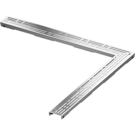 Решетка угловая, 1200*1200 мм, TECEdrainline, дизайн "basic", для слива из нержавеющей стали, полированная, артикул 611210