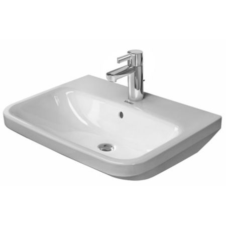 Duravit DuraStyle Раковина с перел., с 3 отв. под смес., 600x440мм, Цвет: Белый