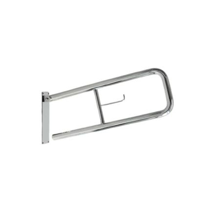 Поручень настенный откидной с бумагодержателем 800*230 мм, POR-0000005, артикул POR-0000005