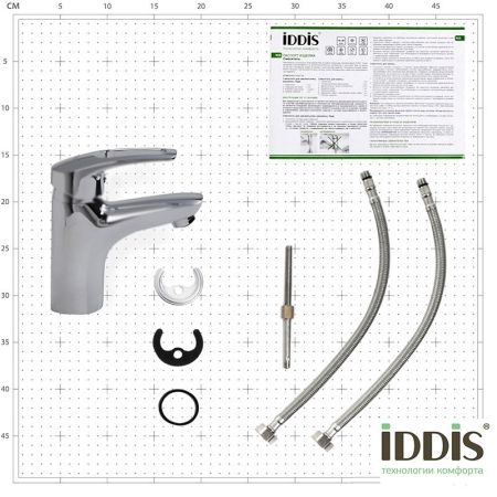 Смеситель для раковины Iddis Carlow Plus CRPSB00i01 Хром, артикул CRPSB00i01