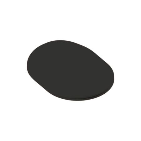 Сиденье для унитаза, Artceram, CHIC, с крышкой, с плавным опусканием SoftClose, материал шарниров-металл, цвет шарниров-хром, материал сиденья-дюропласт, цвет-черный матовый, артикул CHA001 17 71