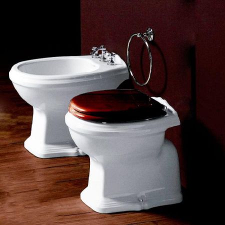 SIMAS Arcade Унитаз напольный, слив в пол, 36,5х55см, цвет белый