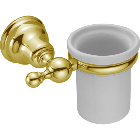 HUBER Croisette Стакан подвесной, цвет золото/керамика, артикул 4020.01H.DO