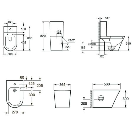 Комплект 2 в 1 Lavinia Boho Biore 21030003, артикул 21030003