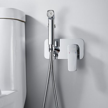 Гигиенический душ со смесителем Shevanik S9905, хром