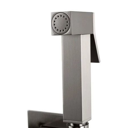 Гигиенический душ со смесителем встраиваемый FILARETE Fing FL101NK, никель