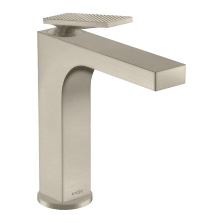 AX CitterioСмеситель для раковины 160,текстура,  , цвет шлифованный никель, артикул 39071820