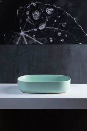 Раковина накладная Allen Brau Fantasy 55 4.11022.MT мятный, артикул 4.11022.MT