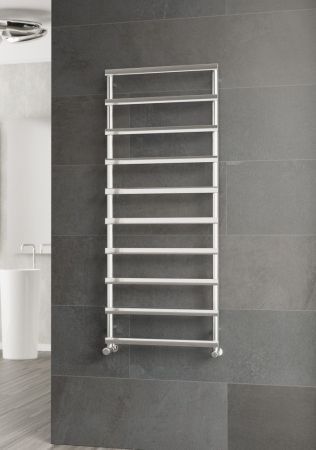 Cordivari Alessandra, полотенцесушитель водяной 1020/530 мм (8 перекладин), цвет хром, артикул 3551680400004