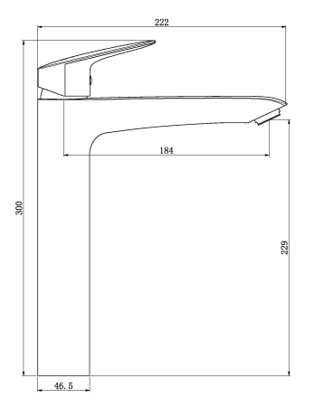 Смеситель Montreal для раковины, высокий, артикул: MT25