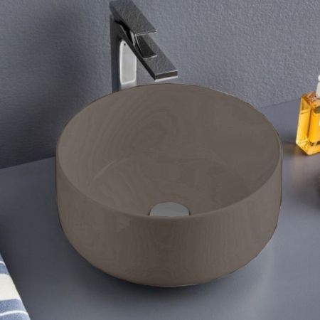 Artceram COGNAC Раковина настольная Ø 35 см, цвет tortora, артикул COL004 40 00