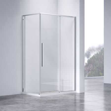 Душевой уголок Slim-N VSR-4SN9012CL, 1200*900, хром, стекло прозрачное, артикул VSR-4SN9012CL