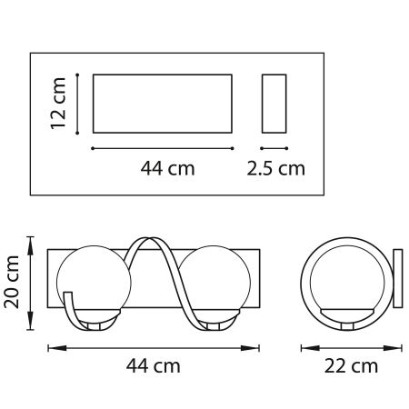 Бра Globo Lightstar 803627, артикул 803627