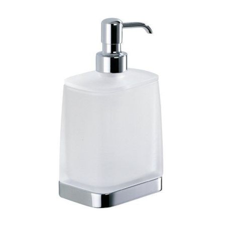 Colombo Time Дозатор для жидкого мыла, настольный, цвет: хром/матовое стекло, артикул W4280.CR-VAN