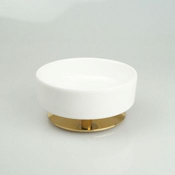 Stil Haus Opera, настольная керамическая мыльница, цвет золото