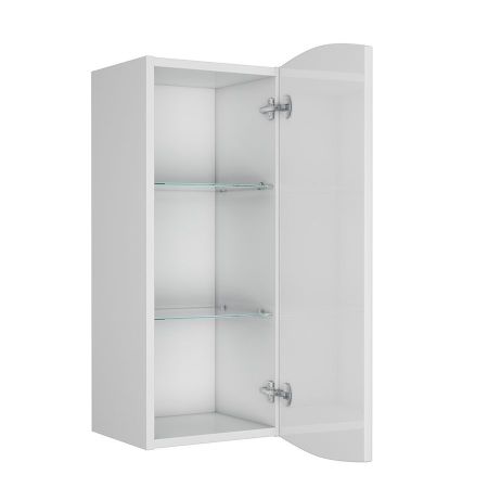 Полупенал Vessla 35, белый лак