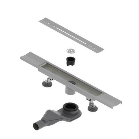 Душевой трап, обрезной, V-образный серый RGW SDR-53Gr, артикул 76215380-11