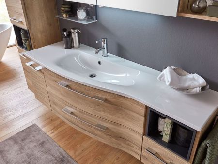 Marlin 3160motion, раковина из минерального литья 150,4 см правая, цвет белый, артикул MNWM150R