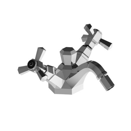 Stella Eccelsa Смеситель для биде на 1 отверстие 3604, с донным клапаном, цвет: хром, артикул EC 00204 CR00