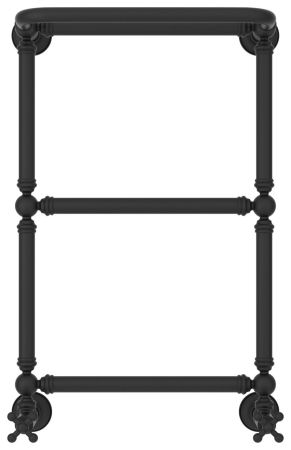 Полотенцесушитель водяной "Ренессанс 1386" 660х400 (МУАР Темный Титан), артикул 15-0281-6640